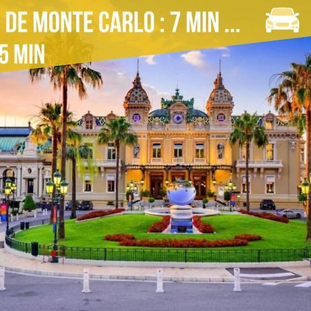 Appartement Moderne Climatise Monaco Vue Mer Cap-d'Ail Eksteriør bilde