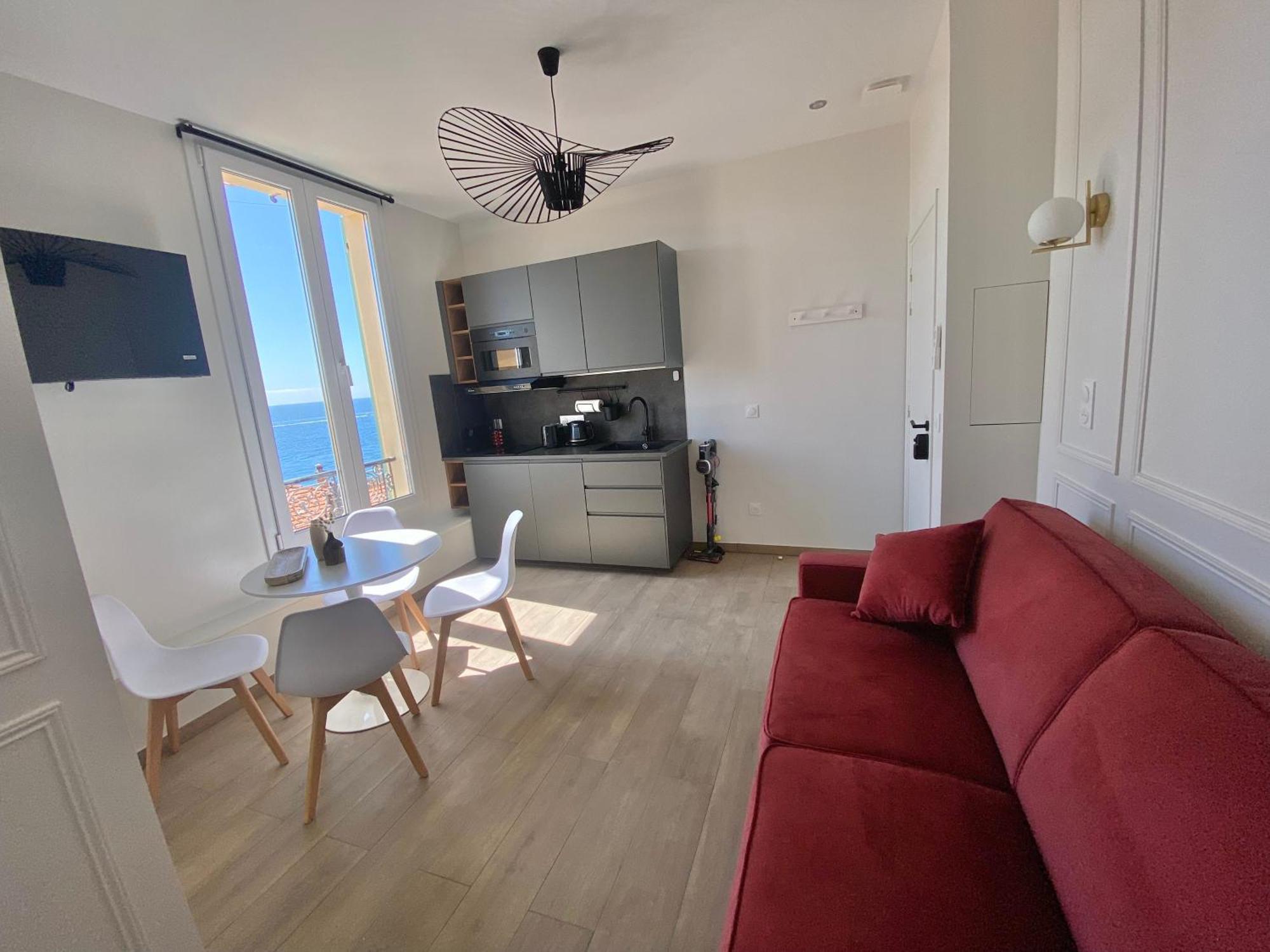 Appartement Moderne Climatise Monaco Vue Mer Cap-d'Ail Eksteriør bilde