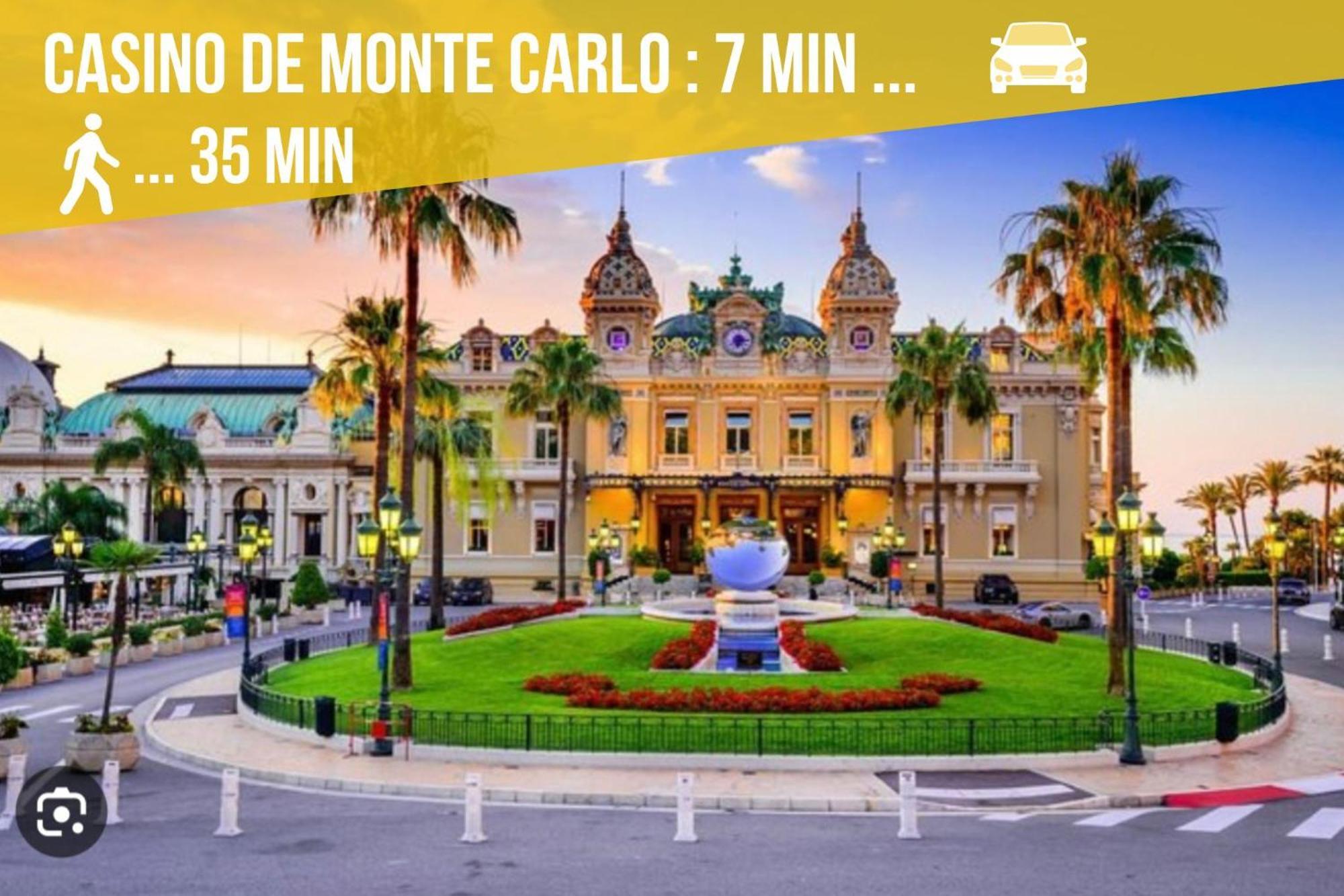 Appartement Moderne Climatise Monaco Vue Mer Cap-d'Ail Eksteriør bilde